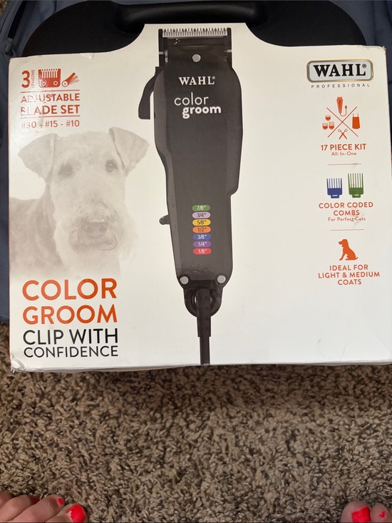 Wahl Other - Wahl Color Groom Men's Hair Clipper — Black with Color-Coded Guide